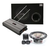komplet  zvočniki Audio System Carbon 165 + Ojačevalec Excalibur X4.100 + Bass zvočnik v ohišju Gladen M10.Paket