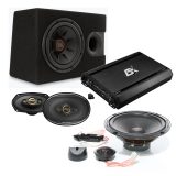 komplet 5 ch - Ojačevalec ESX SXE1000.5 + Zvočniki Audio system MX165EVO + zvočniki Pioneer TS-A6971F + bass zvočnik JBL S21224SS v ohišju E