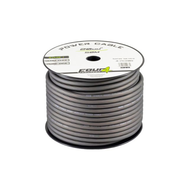 Kabel napajanje 20mm2 SREBRN 4CONNECT  4-PC20N