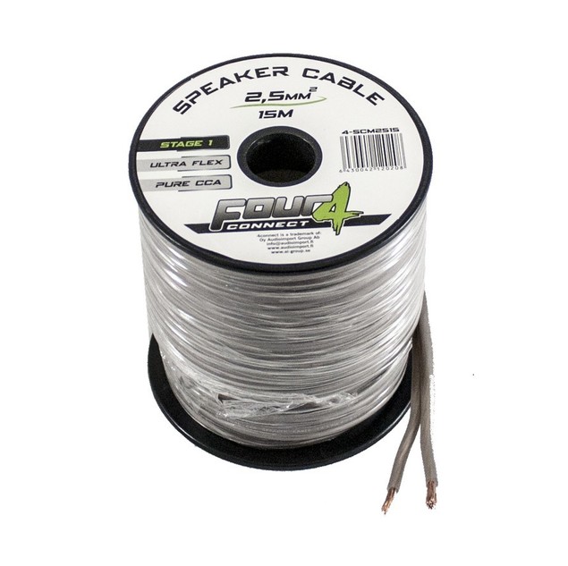 ZVOČNIŠKI KABEL 2 X 2,5 mm2 FOUR4 4-SCM2515